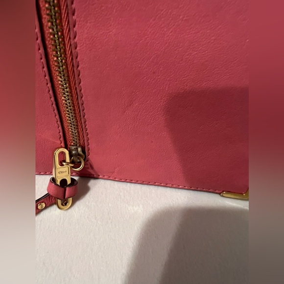 EUC Chloe Zipper Strap Ghost Leather Wallet - Picture 4 of 15